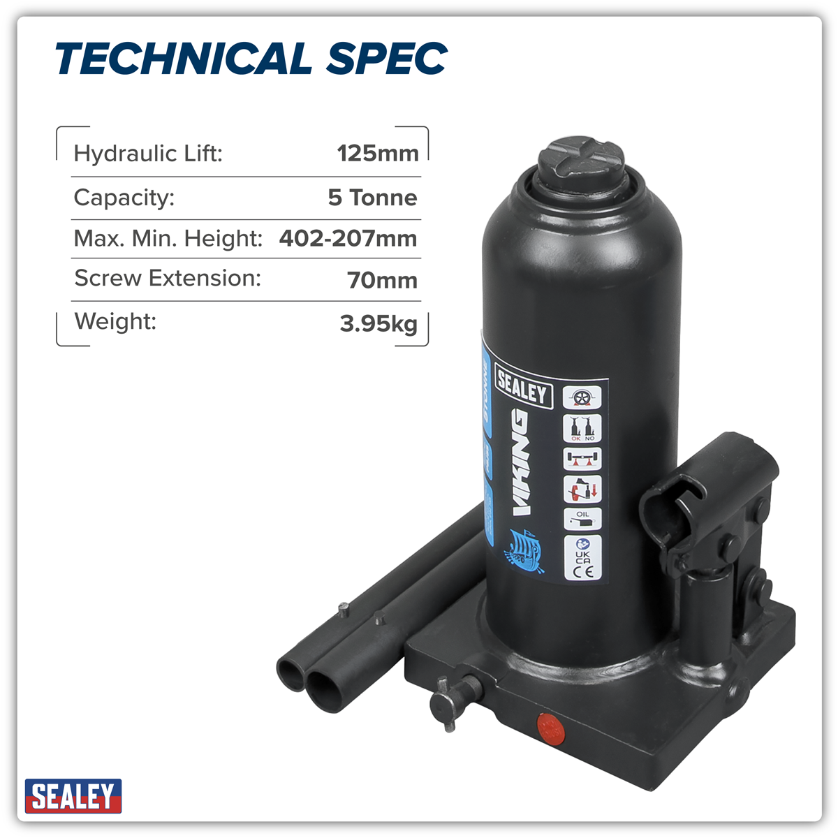 Viking PBJ5S Viking Bottle Jack 5 Tonne