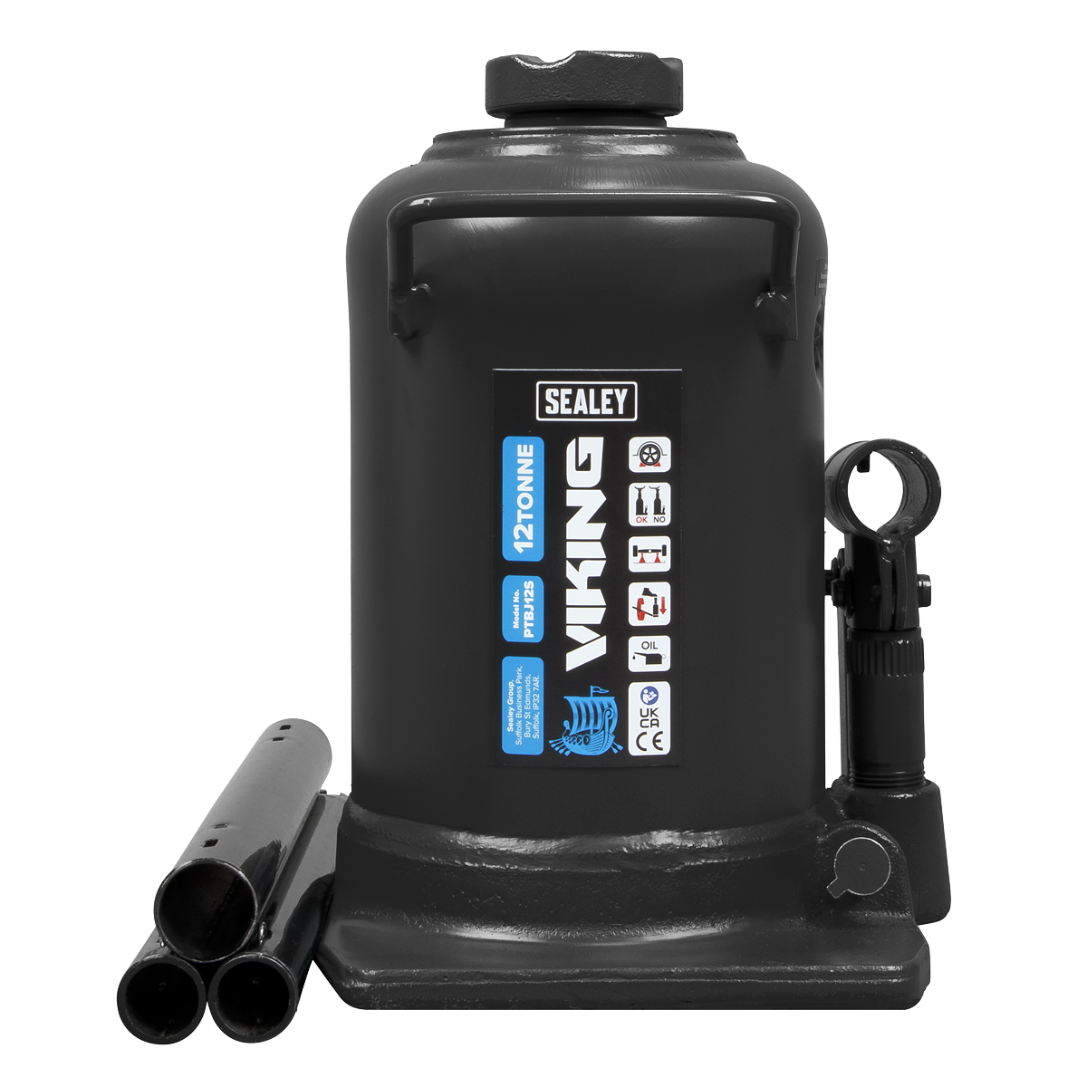 Viking PTBJ12S Viking Telescopic Bottle Jack 12 Tonne