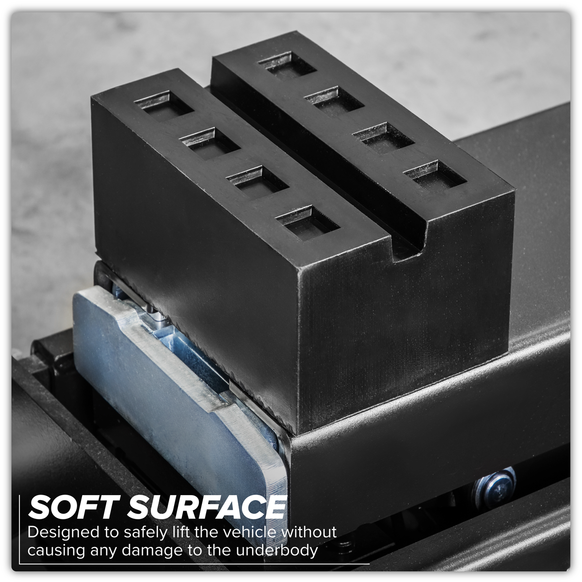 Viking SJBEX.A03 Slotted Rubber Support Block for Viking Jacking Beams 80mm