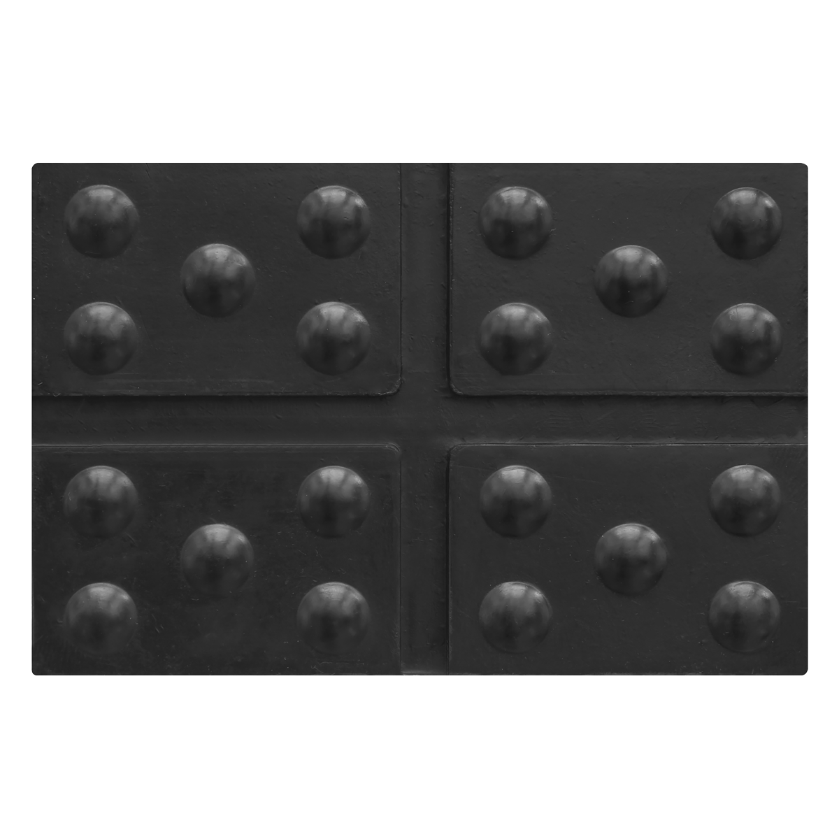 Viking SJBEX.A05 Cross Slotted Rubber Support for Viking Jacking Beams 82mm