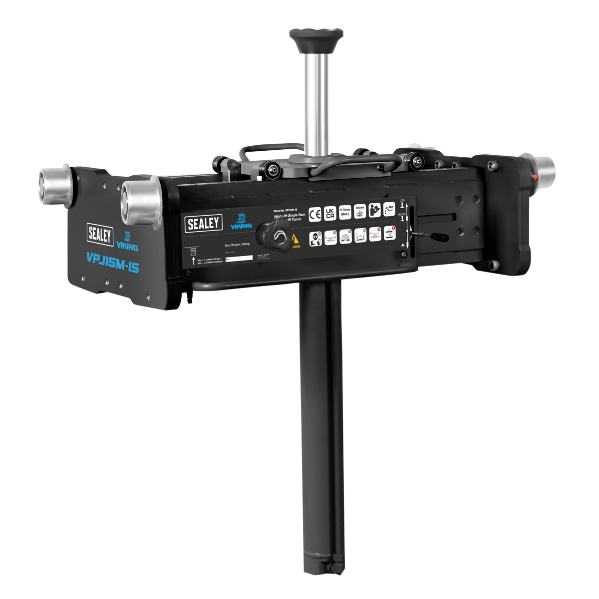 Viking VPJ15M-1S High Lift Single Ram Pit Jack 15 Tonne