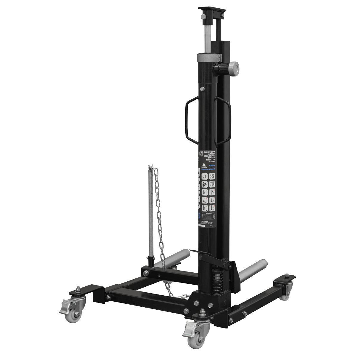 Viking WD100S Viking Quick Lift Wheel Removal/Lifter Trolley 100kg Capacity