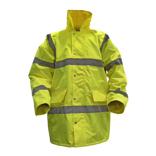 Worksafe 806L Worksafe® Hi-Vis Yellow Jacket with Quilted Lining - Large