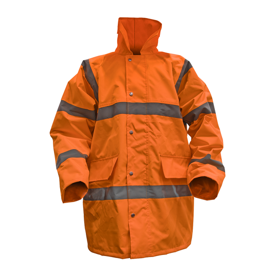 Worksafe 806XXLO Worksafe® Hi-Vis Orange Jacket with Quilted Lining - XX-Large