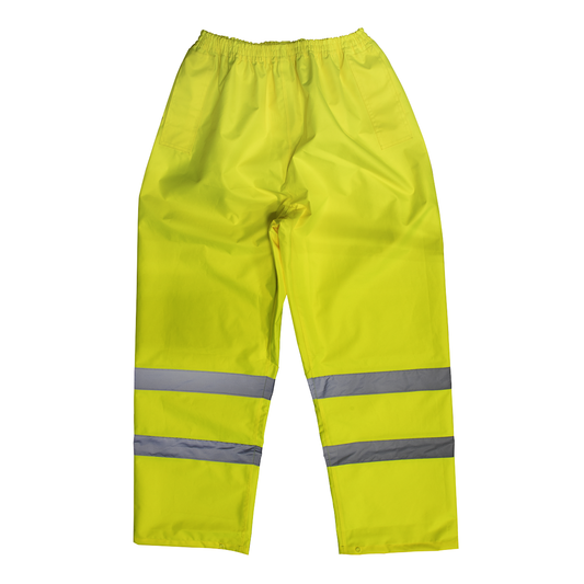 Worksafe 807L Worksafe® Hi-Vis Yellow Waterproof Trousers - Large