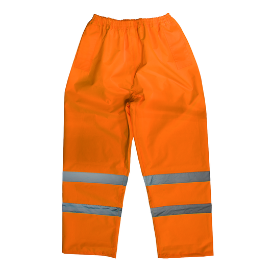 Worksafe 807XLO Worksafe® Hi-Vis Orange Waterproof Trousers - X-Large