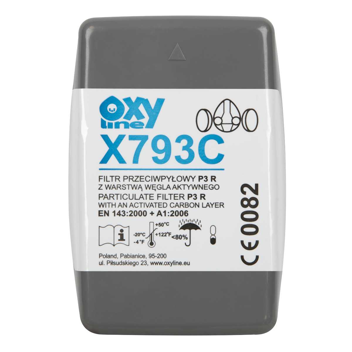 Worksafe 9004 AP3 R Filter Cartridge - Pack of 2
