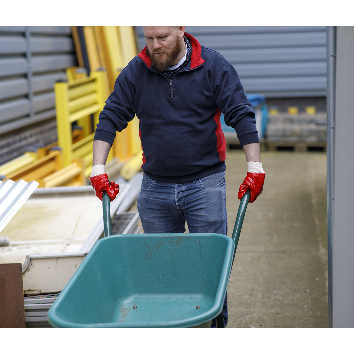 Worksafe 9106L Worksafe® PVC Knit Wrist Gloves, Large - Pair