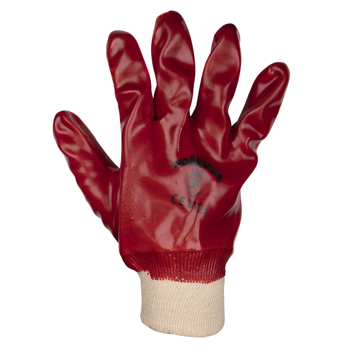 Worksafe 9106XL/12 Worksafe® PVC Knit Wrist Gloves, X-Large - Pack of 12 Pairs