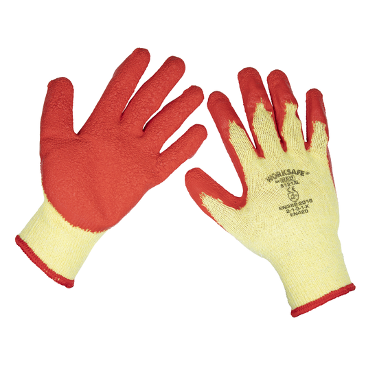 Worksafe 9121XL/12 Worksafe® Super Grip Knitted Gloves with Latex Palm, X-Large - Pack of 12 Pairs
