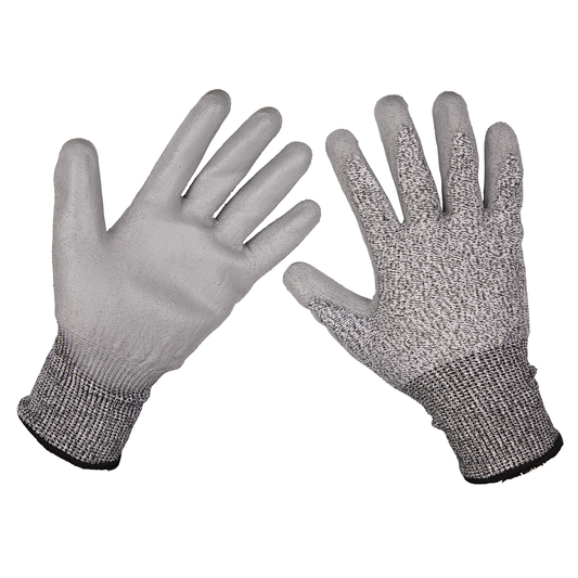 Worksafe 9139L Worksafe® Anti-Cut PU Gloves (Cut Level C), Large - Pair