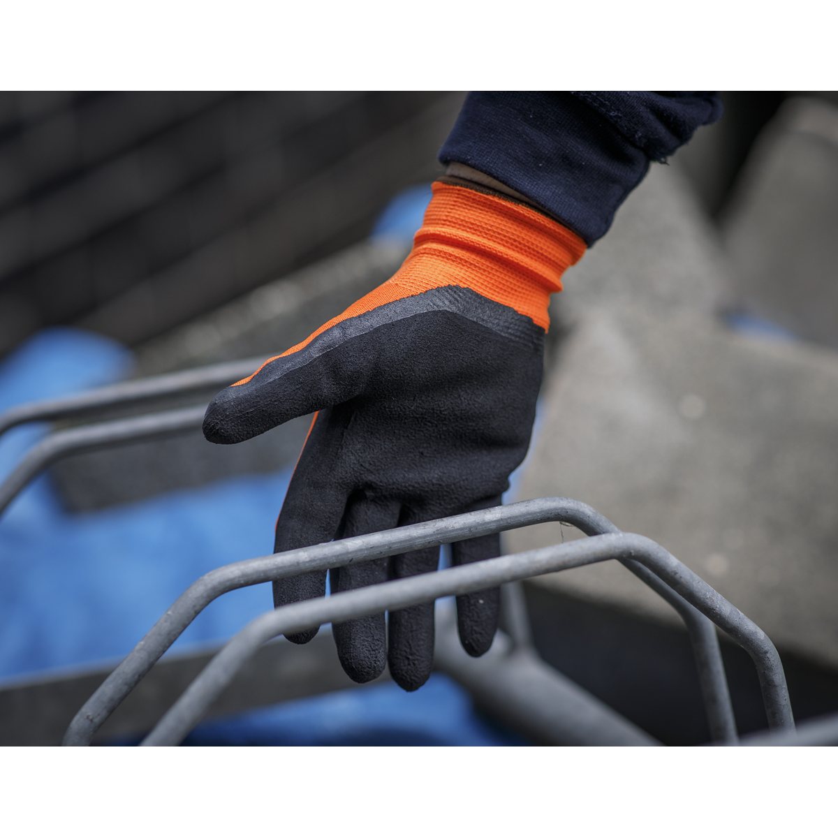 Worksafe 9140L Worksafe® Foam Latex Gloves, Large - Pair