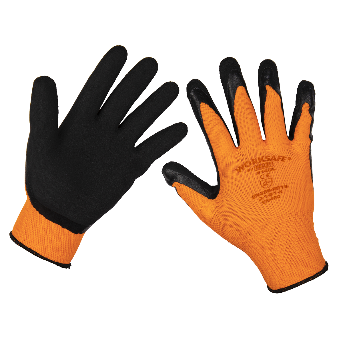 Worksafe 9140L Worksafe® Foam Latex Gloves, Large - Pair