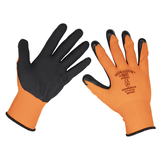 Worksafe 9140XL Worksafe® Foam Latex Gloves, X-Large - Pair