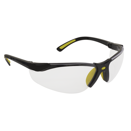Worksafe 9213 Worksafe® Zante Style Clear Safety Glasses with Flexi Arms