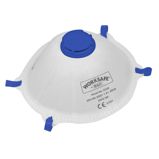 Worksafe 9332/10 Worksafe® Valved Cup Mask FFP2 - Pack of 10