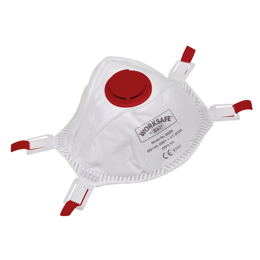 Worksafe 9334/10 Worksafe® FFP3 Valved Cup Mask - Pack of 10
