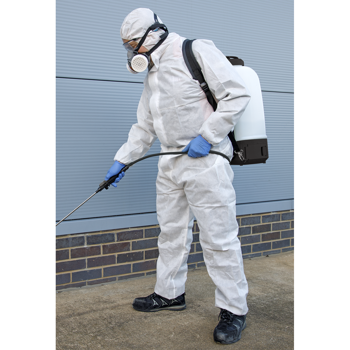Worksafe 9601L Worksafe® Disposable Coverall, White - Large