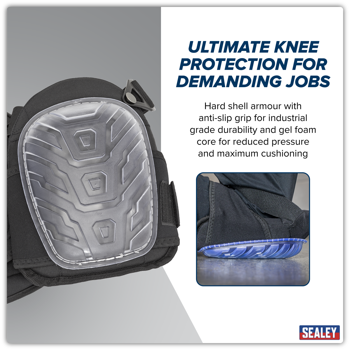 Worksafe 9711 Worksafe® Hard Shell Gel Knee Pads - Pair