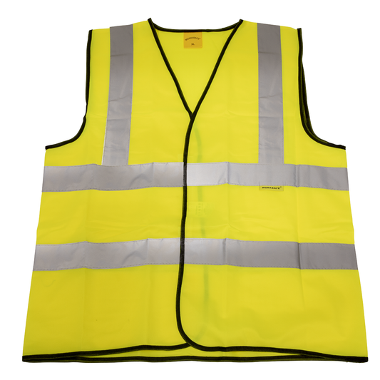 Worksafe 9804XL Worksafe® Hi-Vis Yellow Waistcoat - X-Large