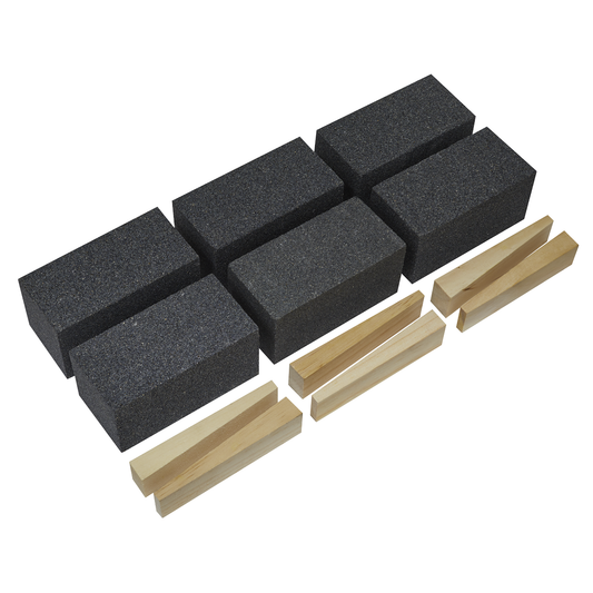 Worksafe FGB24 Worksafe® 50 x 50 x 100mm Floor Grinding Block 24Grit - Pack of 6