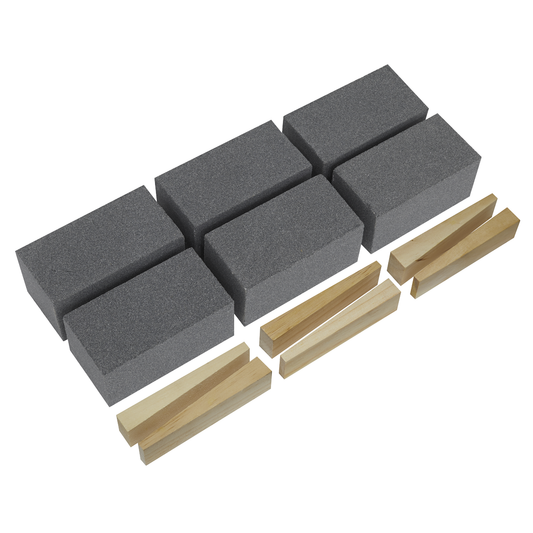 Worksafe FGB60 Worksafe® 50 x 50 x 100mm Floor Grinding Block 60Grit - Pack of 6
