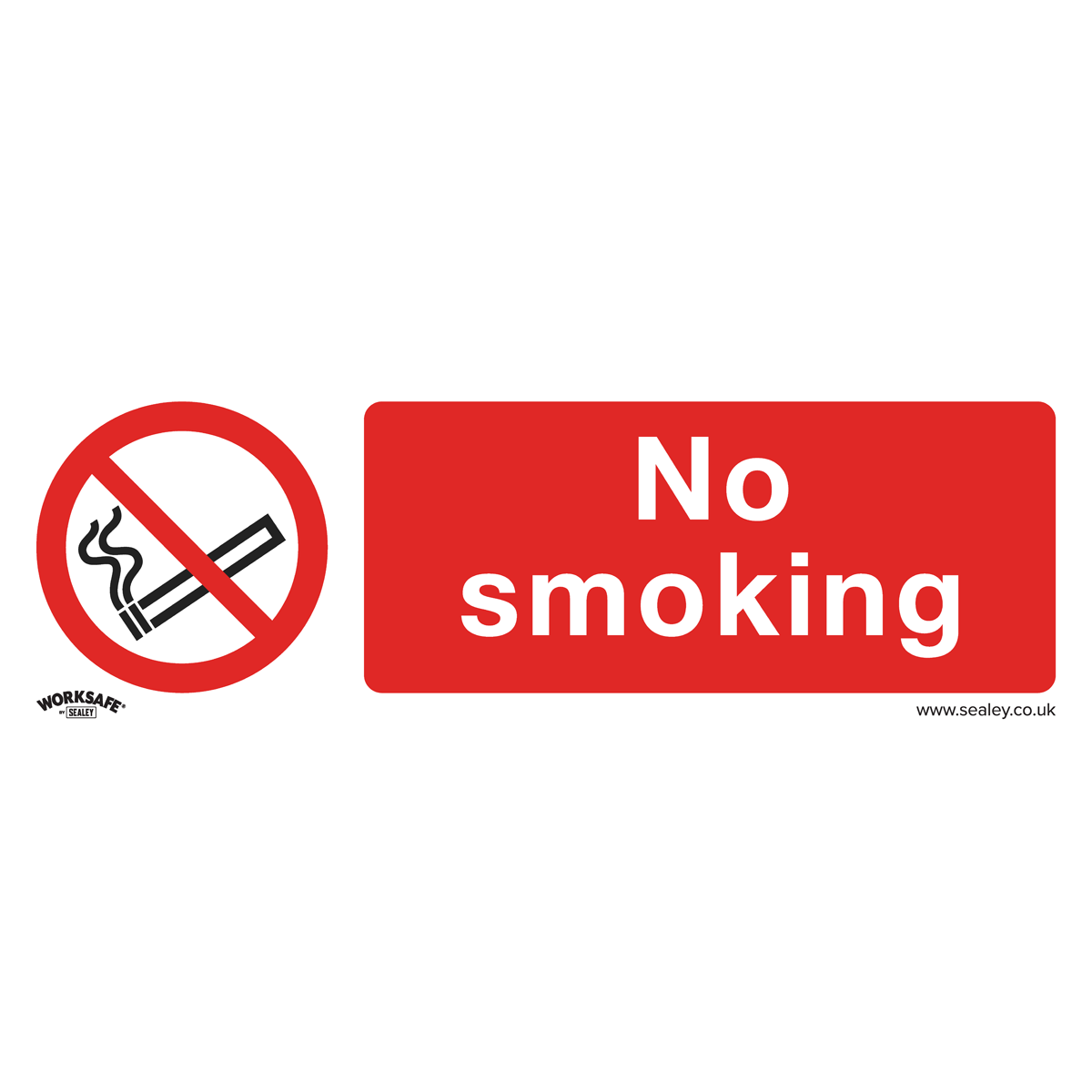 Worksafe SS13V1 Worksafe® No Smoking Safety Sign - Self-Adhesive Vinyl
