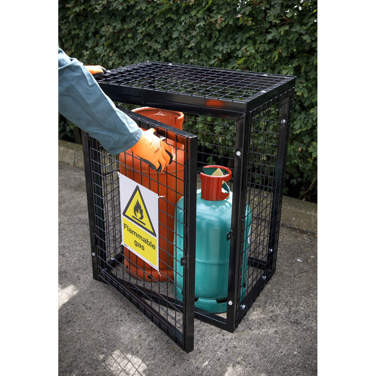 Worksafe SS59P1 Worksafe® Flammable Gas Safety Sign - Rigid Plastic