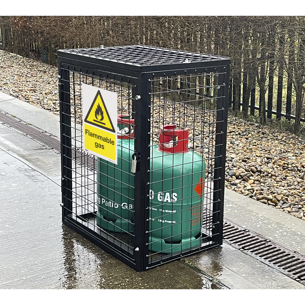 Worksafe SS59P1 Worksafe® Flammable Gas Safety Sign - Rigid Plastic