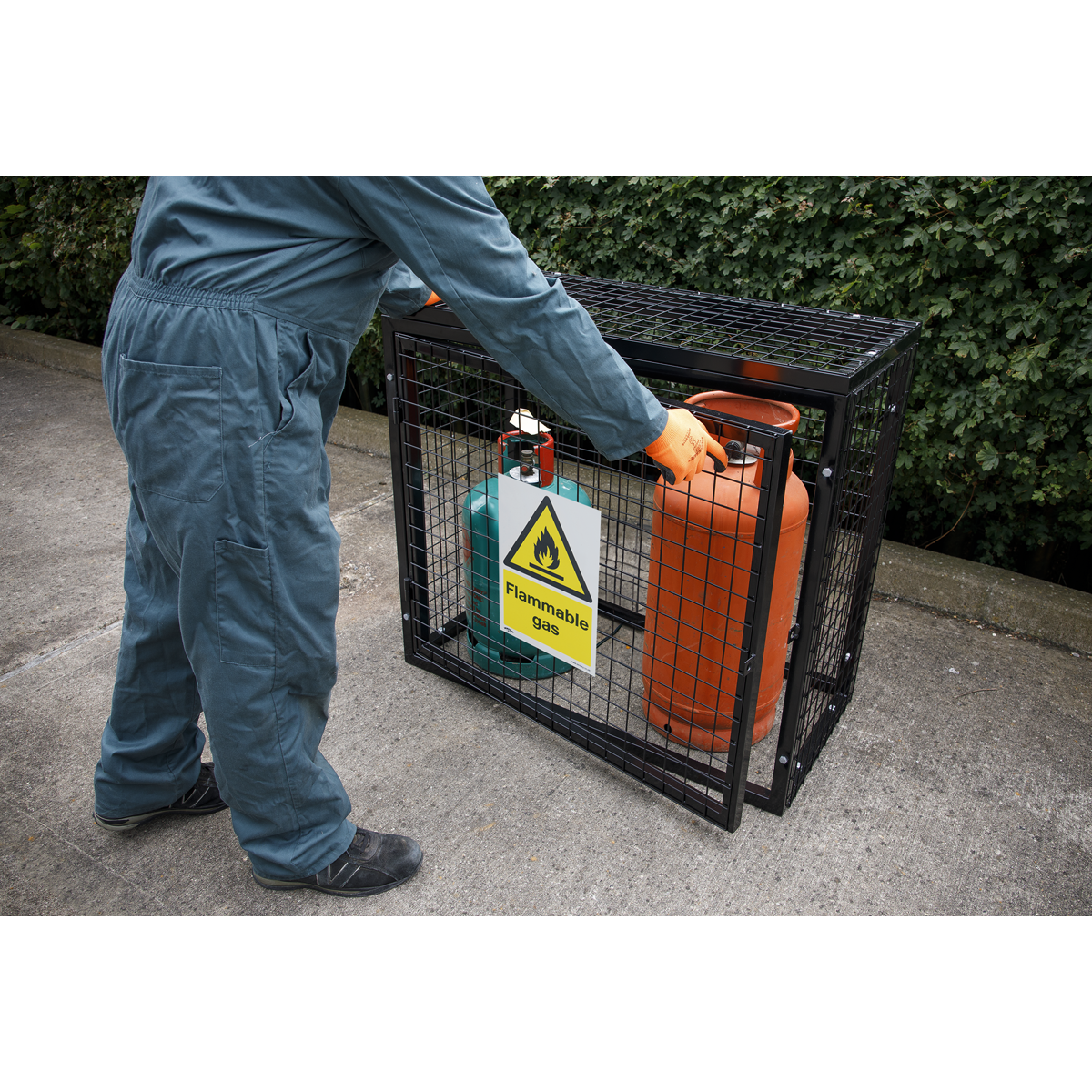 Worksafe SS59V1 Worksafe® Flammable Gas Safety Sign - Self-Adhesive Vinyl