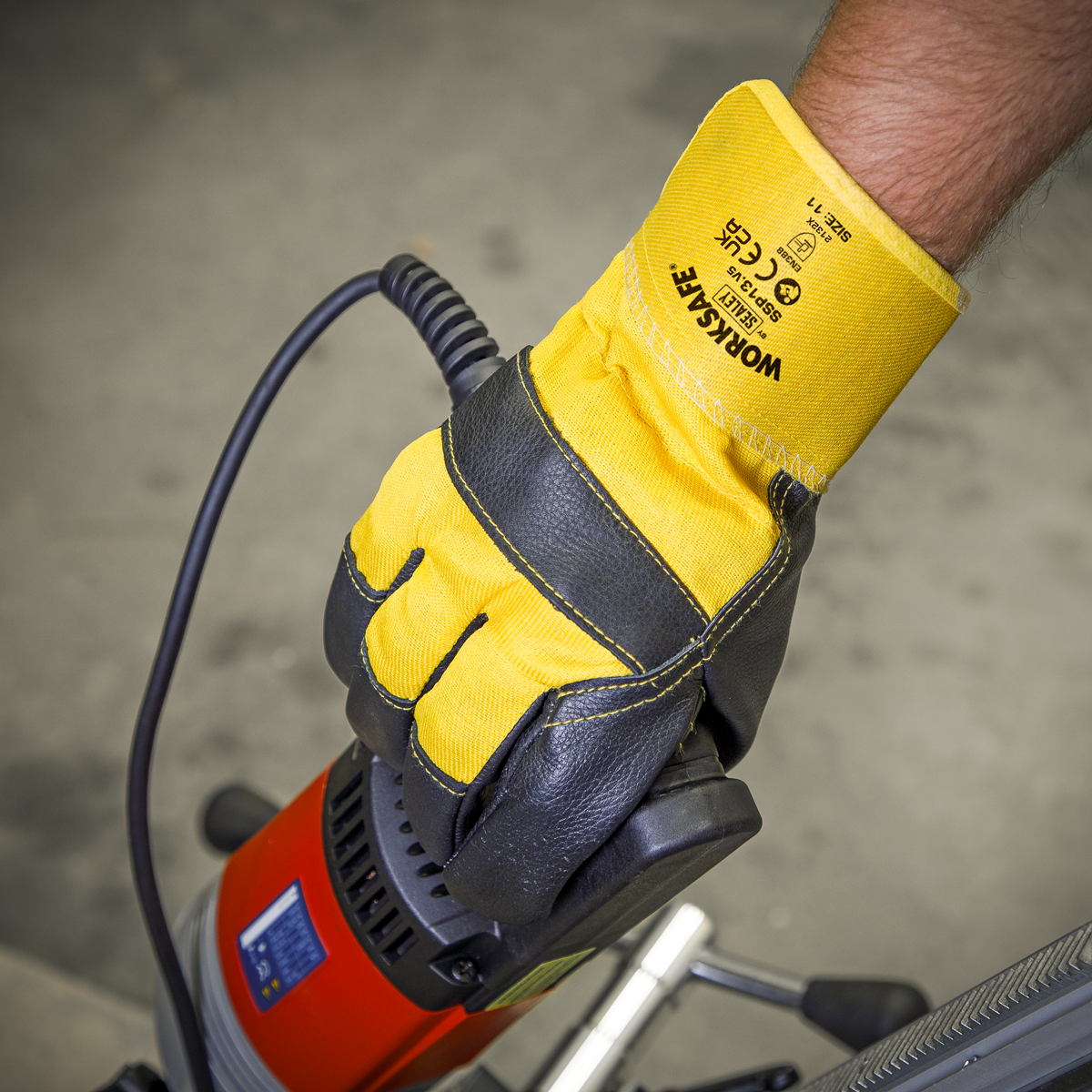 Worksafe SSP13/6 Worksafe® Rigger's Gloves with Hide Palm - Pack of 6 Pairs
