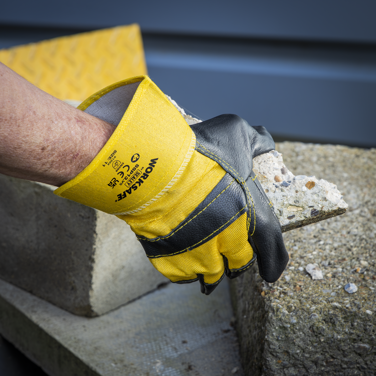 Worksafe SSP13/6 Worksafe® Rigger's Gloves with Hide Palm - Pack of 6 Pairs