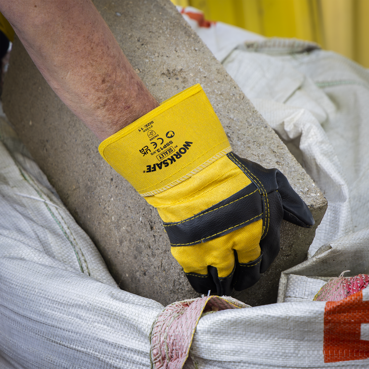 Worksafe SSP13/6 Worksafe® Rigger's Gloves with Hide Palm - Pack of 6 Pairs