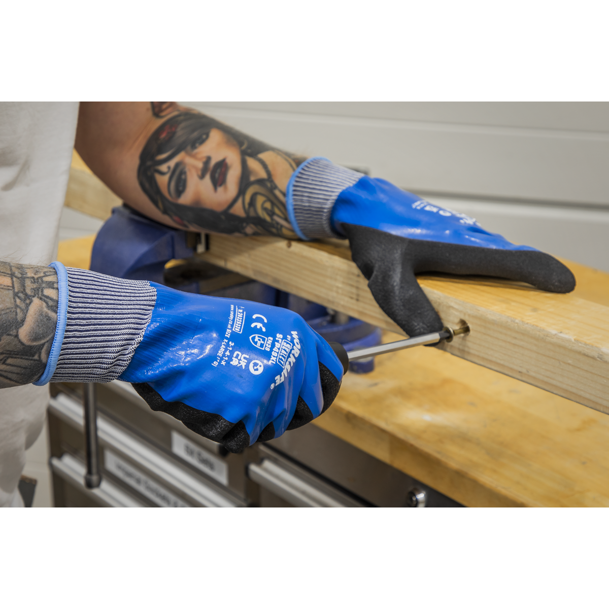 Worksafe SSP49XL Worksafe® Waterproof Latex Gloves, X-Large - Pair