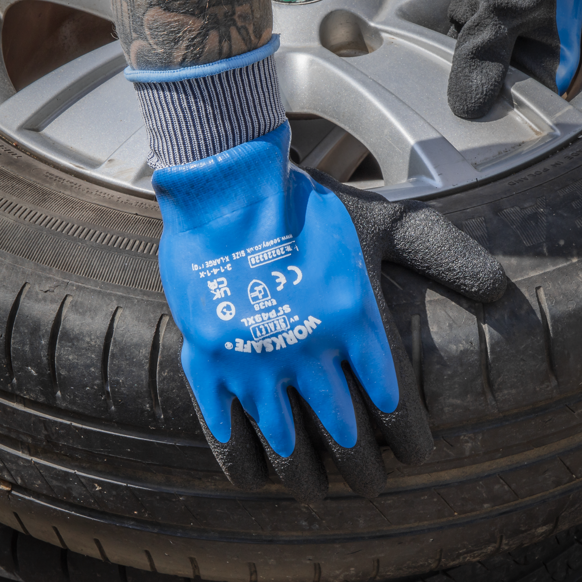 Worksafe SSP49XL Worksafe® Waterproof Latex Gloves, X-Large - Pair