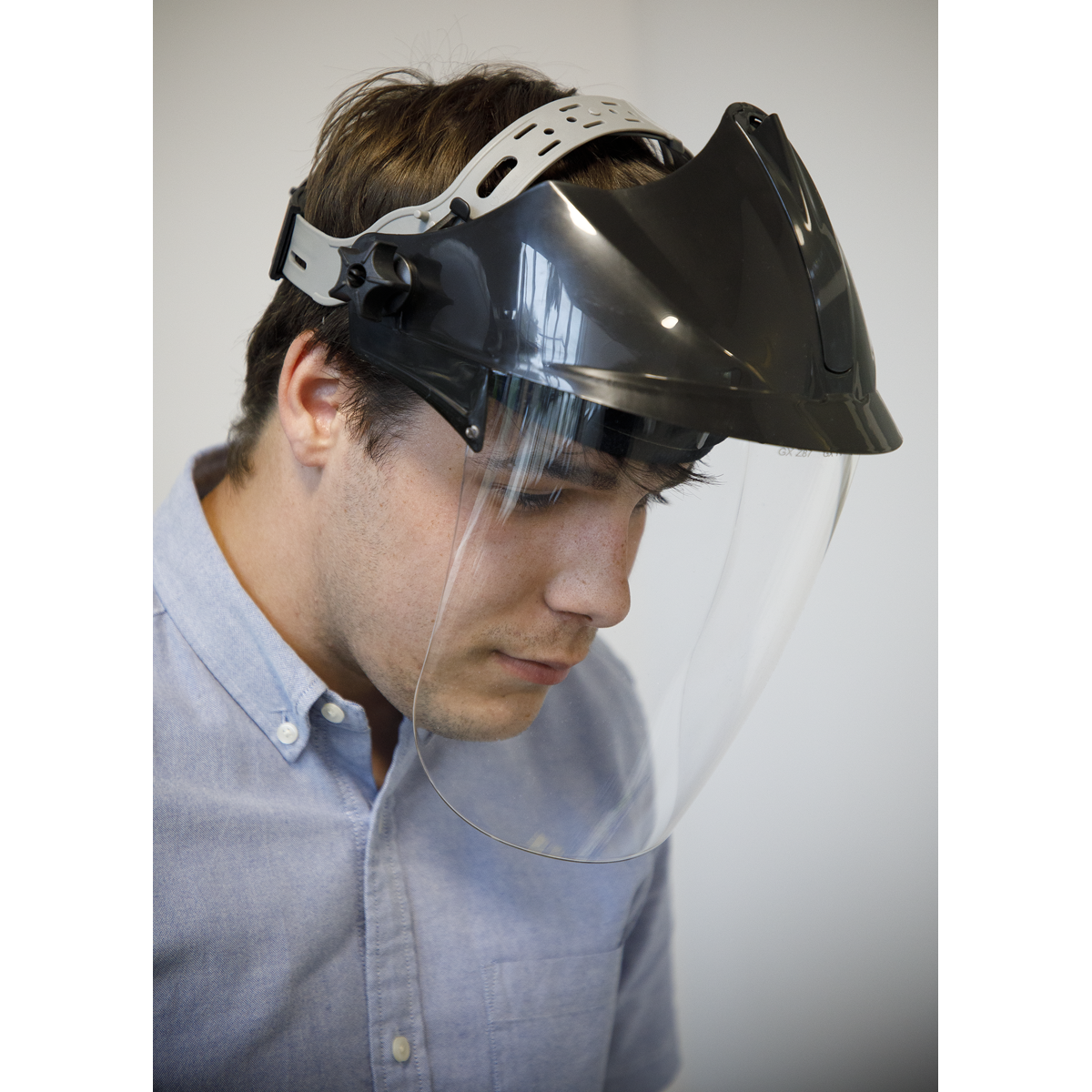 Worksafe SSP78 Worksafe® Deluxe Brow Guard with Aspherical Polycarbonate Full Face Shield