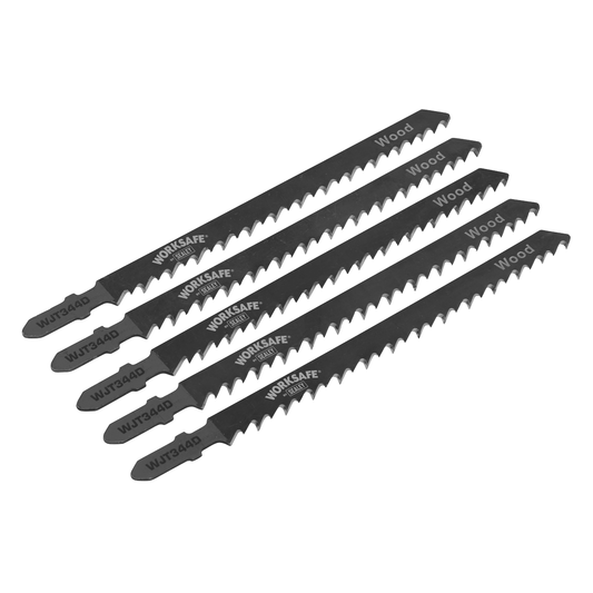 Worksafe WJT344D Worksafe® Jigsaw Blade for Wood 105mm 6tpi - Pack of 5