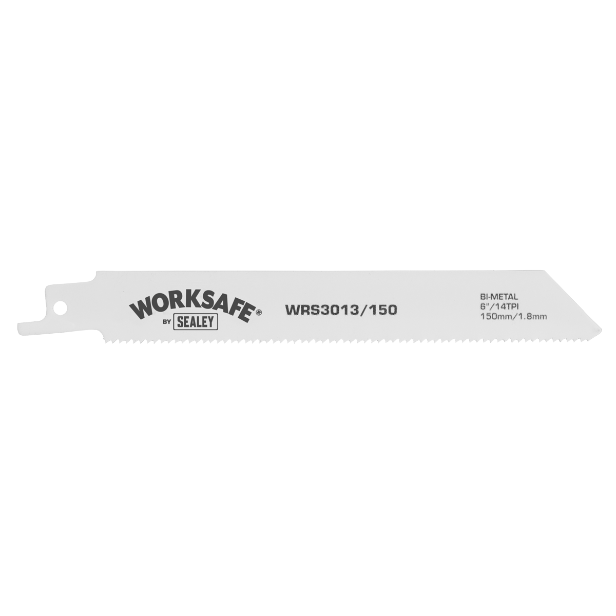 Worksafe WRS3013/150 Worksafe® Reciprocating Saw Blade 150mm 14tpi - Pack of 5