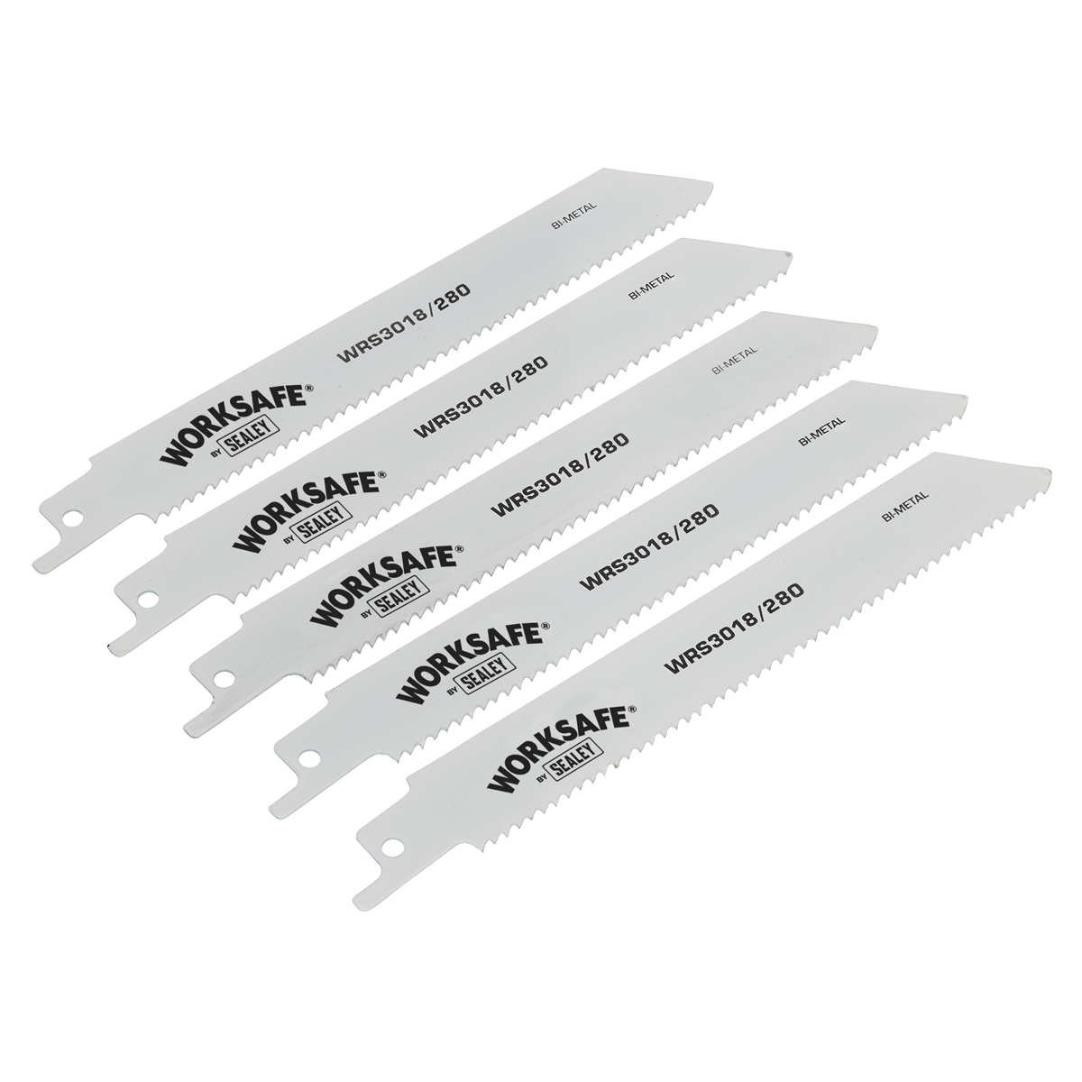 Worksafe WRS3018/280 Worksafe® Reciprocating Saw Blade 280mm 10tpi - Pack of 5