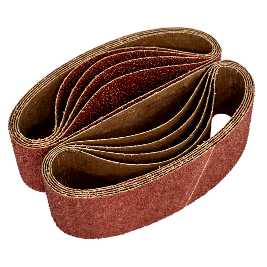 Worksafe WSB5340 Worksafe® 75 x 533mm Sanding Belt 40Grit - Pack of 10