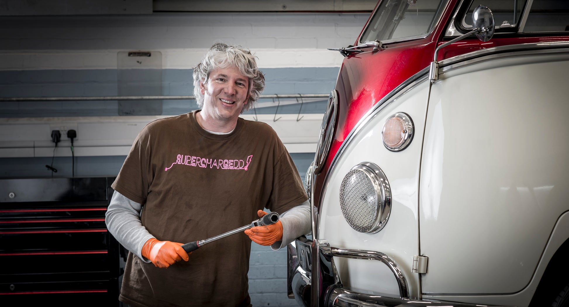 edd china handschuhe Grease Junkie Extra Long Orange Nitrile Gloves – Grease Junkie by Edd China
